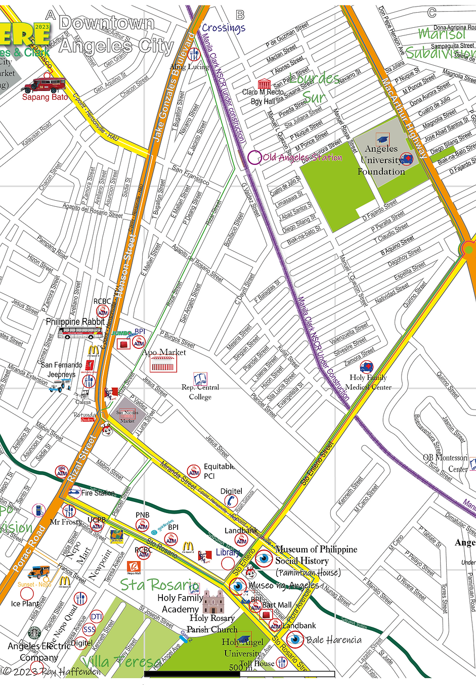 Downtown | Angeles Map.com